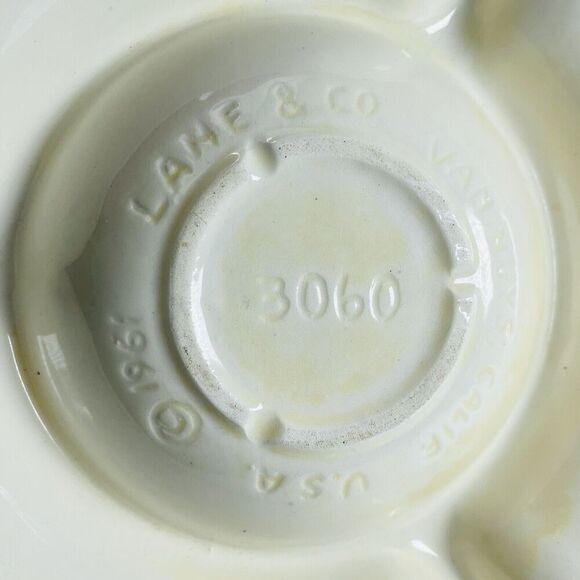 LANE & CO Chip and Dip Tray Relish Crudite Platter Atomic MCM Asian 3060 CA - Picture 11 of 12